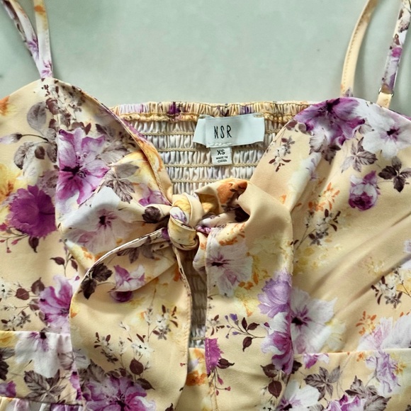 NSR Claro Floral Front Cutout Dress - Picture 3 of 4